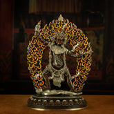 Fierce Protector Goddess Bronze Statue