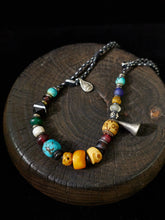 Tibetan Prosperity Blessing Gemstone Necklace