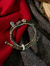 Handcrafted Sterling Silver Peace and Joy Wheat Ear Bracelet