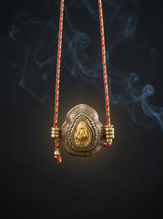 Authentic Tibetan Copper Gau Box Amulet Pendant
