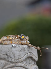 Yellow Citrine Manjushri Braided Bracelet