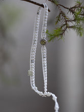 White Turquoise Yellow Wealth God Braided Bracelet