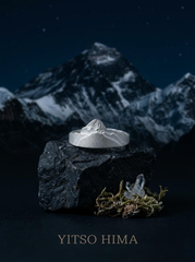 Mount Kailash 925 Silver Couple Ring | Authentic Tibetan Jewelry