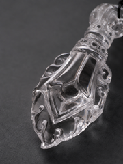 Tibetan Clear Quartz Manjushri Wisdom Sword Pendant