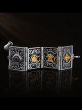 Wisdom Protection Blessing Buddhist Scripture Silver Necklace