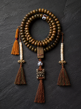 108 Green Sandalwood Mala Beads Tibetan Prayer Necklace
