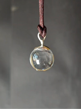 Pure Clarity Himalayan Clear Quartz Round Necklace