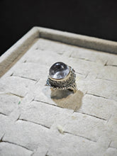Tibetan-style Peace Energy Clear Quartz Ring