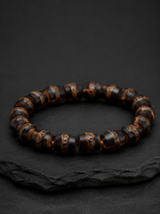 Handmade Tibetan Purple Bamboo & Blood Vine Bracelet