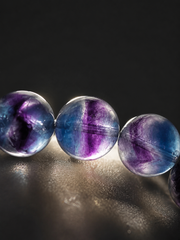 Tibetan Bi-Color Fluorite Crystal Healing Bracelet