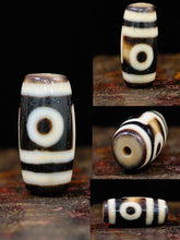 Three-Eyed Trinity Radiance Dzi Necklace