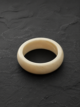 Authentic Tibetan Yak Bone Ring - Smooth Handmade Band
