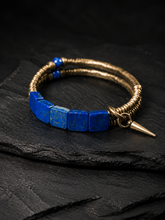 Vintage Tibetan Lapis Lazuli Healing Bracelet