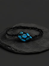 Tibetan Raw Turquoise Hand-Woven Adjustable Bracelet