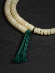 8mm Authentic Tibetan Yak Bone 108 Mala Beads Bracelet