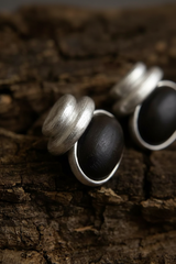 Tibetan Elegance 925 Silver Stud Earrings