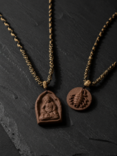 Handmade Tibetan Tsa Tsa Clay Amulet Necklace