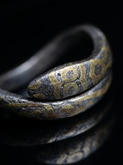 Vintage Tibetan Snake Thumb Ring - Adjustable