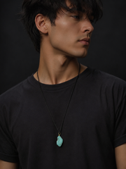 Khampa Tibetan Freeform Turquoise Necklace