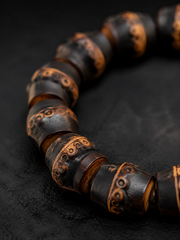 Handmade Tibetan Purple Bamboo & Blood Vine Bracelet