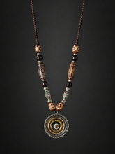 Tibetan Agate Dzi Bead Healing Necklace