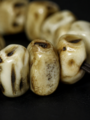Vintage Tibetan Yak Bone Chunky Bead Bracelet