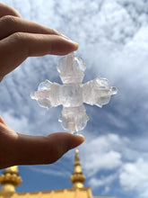 Protection Clarity Dorje | Clear Quartz Tibetan Cross Vajra