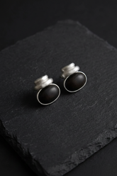 Tibetan Elegance 925 Silver Stud Earrings