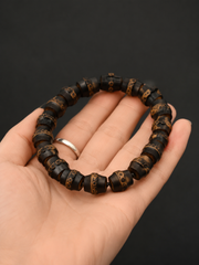 Handmade Tibetan Purple Bamboo & Blood Vine Bracelet