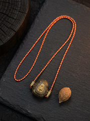 Authentic Tibetan Copper Gau Box Amulet Pendant
