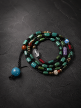 Vintage Tibetan Turquoise Wrap Mala Bracelet