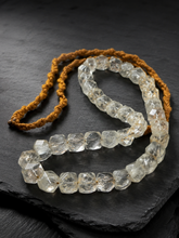Vintage Faceted Clear Quartz Tibetan Necklace