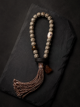 Tibetan Star & Moon Bodhi Seed 21-Bead Hand Mala with Tassel