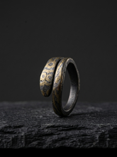 Vintage Tibetan Snake Thumb Ring - Adjustable