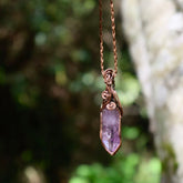 Zen Aura Essence Amethyst Necklace