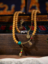 Wisdom Focus Bracelet | Bodhi Seed and Dzi Bead Bracelet for Concentration and Spiritual Insight