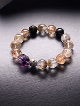 Amethyst Empowerment Crystal Bracelet – Super 7 & Black Gold Super 7