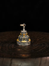 Tranquil Wisdom Mandala Silver Necklace