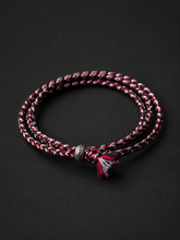 Tibetan Handmade Mulberry Silk Double Wrap Braided Bracelet