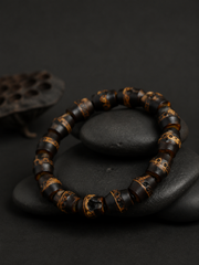 Handmade Tibetan Purple Bamboo & Blood Vine Bracelet