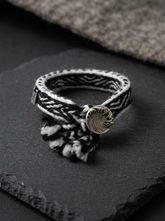 Handmade Tibetan Wool Bracelet: Nomadic Heritage