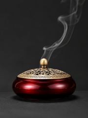 Tibetan Zen Brass Incense Burner for Meditation
