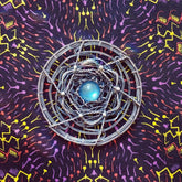 Healing Energy Mandala Crystal Quartz Silver NecklaceNecklace