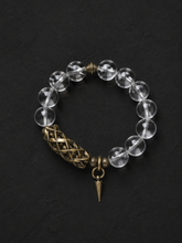 Tibetan Clear Quartz Minimalist Bracelet