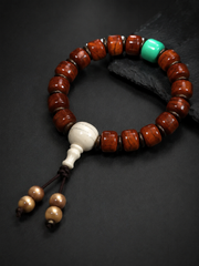 Authentic Tibetan Vintage Yak Bone Mala Bracelet