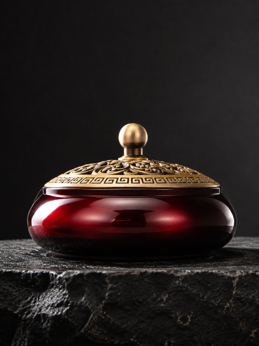 Tibetan Zen Brass Incense Burner for Meditation