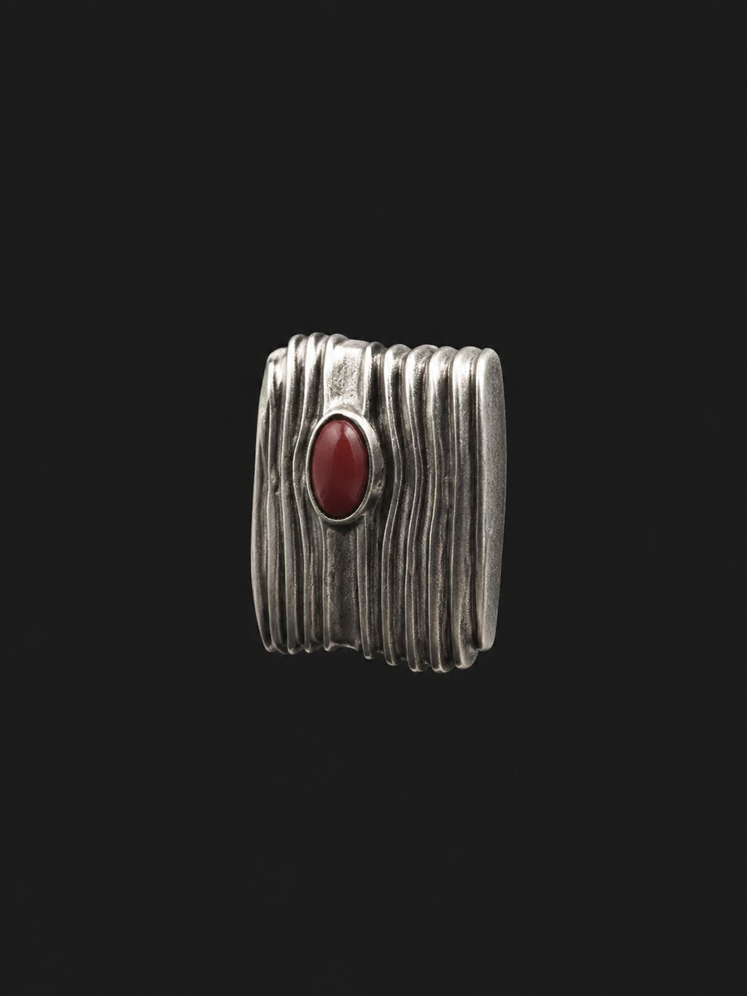 Tibetan Vintage Ripple Stone Stud Earrings