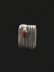 Tibetan Vintage Ripple Stone Stud Earrings