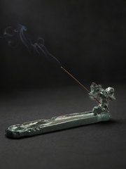 Zen Stone Ceramic Incense Holder for Meditation