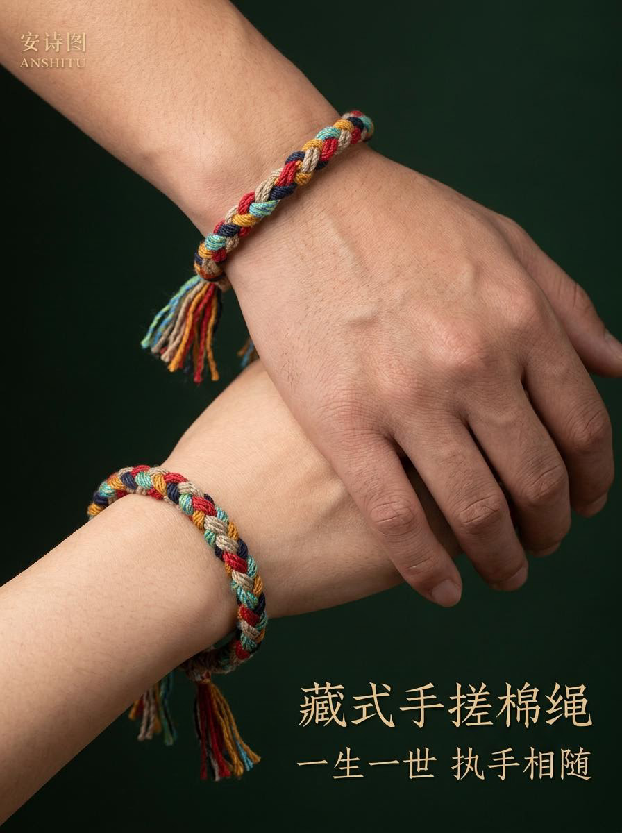 Handmade Tibetan Woven Lucky Bracelet
